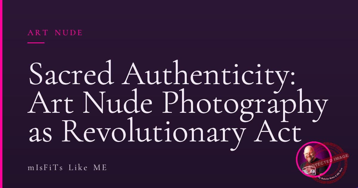 Sacred Authenticity: Art Nude Photography as Revolutionary Act