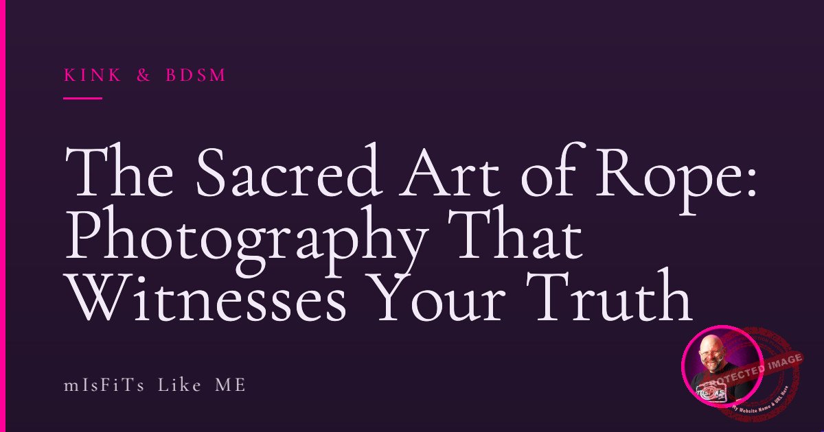 The Sacred Art of Rope: Photography That Witnesses Your Truth 1 The Sacred Art of Rope: Photography That Witnesses Your Truth